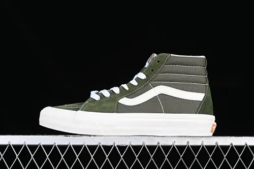 All categories Vans Vans series Vans Hi Vans high-top Vans SK8-Hi VR3 olive green Vans official Anaheim high-end branch high-top casual sneakers VN0005UN50K